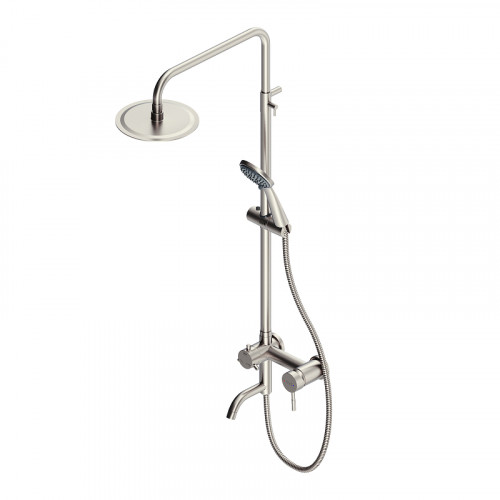 Душевая система Dorff Logic D0703000SS Нержавеющая сталь нержавеющая сталь на стену