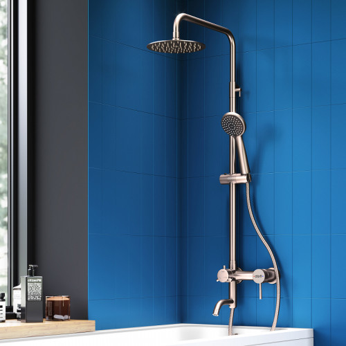 Душевая система Dorff Logic D0703000SS Нержавеющая сталь нержавеющая сталь на стену