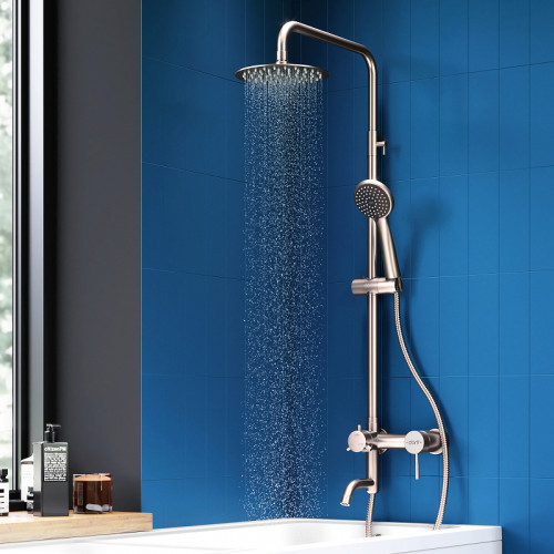 Душевая система Dorff Logic D0703000SS Нержавеющая сталь нержавеющая сталь на стену