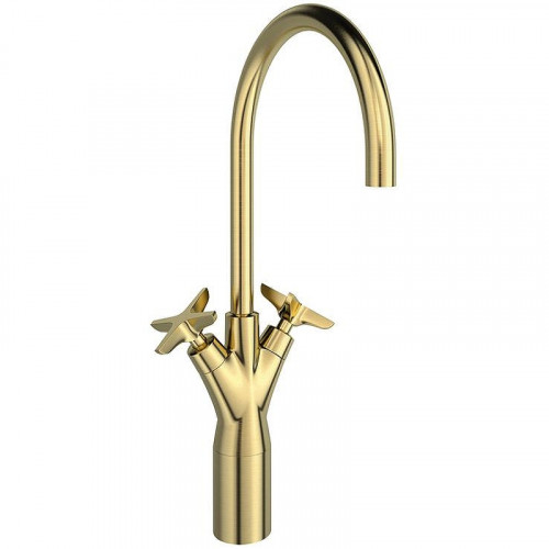 Смеситель для раковины Ramonsoler Adagio 911001OC Золото брашированное