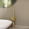 Смеситель для раковины Ramonsoler Adagio 911001OC Золото брашированное