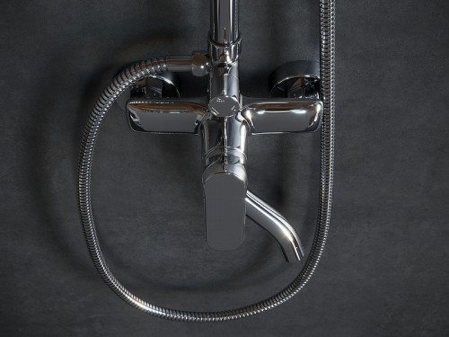 Душевая система Laguraty 17060A Хром латунь на стену