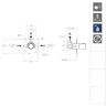 Смеситель для душа Ramonsoler Tzar 341801SNC Никель брашированный