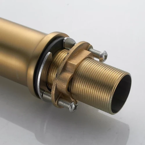 Смеситель для раковины Shevanik S43G S4311G цвет Золотой сатин