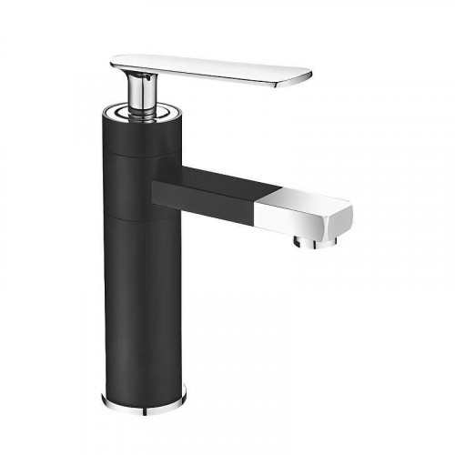 Смеситель для раковины Shevanik S6601H цвет Черный Хром