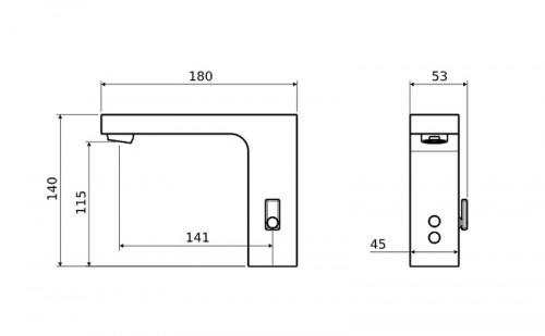 Смеситель для раковины Aquatek Либра AQ5610CR цвет Хром