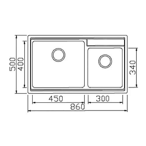 Кухонная мойка Seaman Eco Roma 86 SMR-8650B.0 цвет Нержавеющая сталь