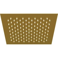 Верхний душ WasserKRAFT Aisch A198 Золото матовое нержавеющая сталь на потолок