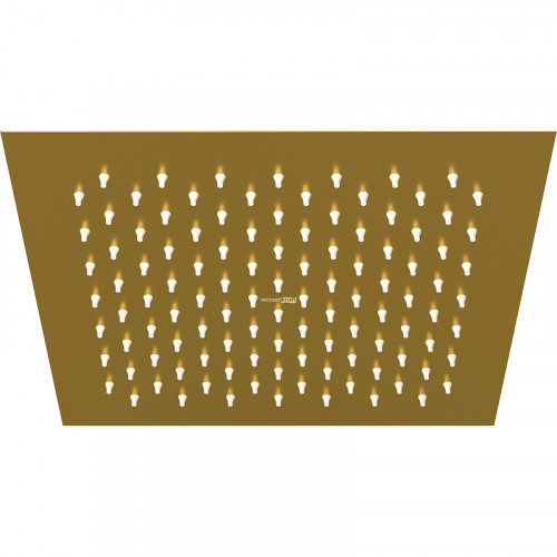 Верхний душ WasserKRAFT Aisch A198 Золото матовое нержавеющая сталь на потолок