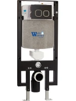 Инсталляция WeltWasser WW Amberg 497 BL 10000008218 с клавишей смыва цвет Черный
