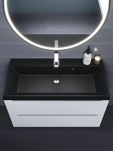 Раковина Uperwood Classic Quartz 90 291030011 цвет Уголь