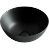 Раковина-чаша Ceramicanova Element 35 CN6004 Черная матовая фаянс накладная