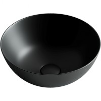 Раковина-чаша Ceramicanova Element 35 CN6004 Черная матовая фаянс накладная