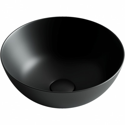 Раковина-чаша Ceramicanova Element 35 CN6004 Черная матовая фаянс накладная