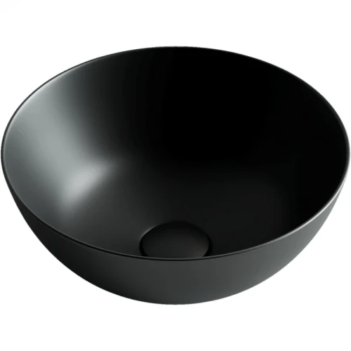 Раковина-чаша Ceramicanova Element 35 CN6004 Черная матовая фаянс накладная