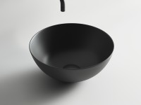 Раковина-чаша Ceramicanova Element 35 CN6004 Черная матовая фаянс накладная