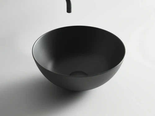 Раковина-чаша Ceramicanova Element 35 CN6004 Черная матовая фаянс накладная