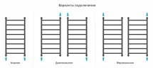 Водяной полотенцесушитель Сунержа Галант+ 100x50 071-0200-1050 цвет Сатин