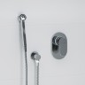 Гигиенический душ со смесителем WasserKRAFT Donau A15357 Хром латунь на стену