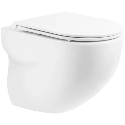 Унитаз BelBagno Onda BB066CHR/BB870SC подвесной с сиденьем Микролифт фаянс подвесной