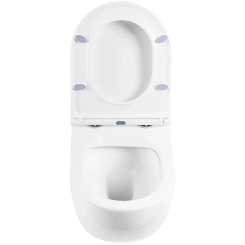 Унитаз BelBagno Onda BB066CHR/BB870SC подвесной с сиденьем Микролифт фаянс подвесной