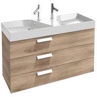 Раковина Jacob Delafon Rythmik 120 EXM112-Z-00 Белая фарфор подвесная, полувстраиваемая