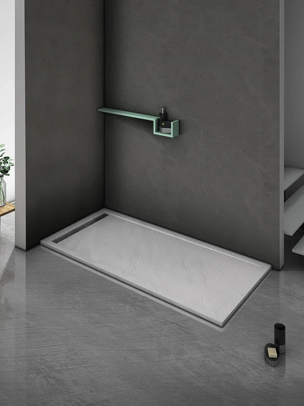 Душевой поддон из искусственного камня WeltWasser WW TRS 10080 STONE-WT 100x80 10000004371 Белый