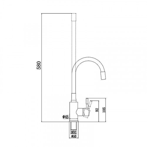 Смеситель для кухни Fmark FS26729-12 цвет Сатин Бежевый
