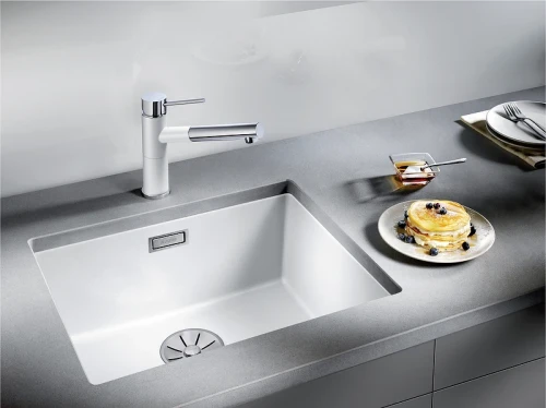 Кухонная мойка Blanco Subline 500-U 523438 Шампань искусственный камень (литьевой мрамор) встраиваемый
