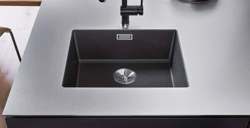 Кухонная мойка Blanco Subline 500-U 523438 Шампань искусственный камень (литьевой мрамор) встраиваемый