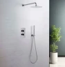 Душевая система Aquatek Европа AQ1376CR с термостатом Хром латунь встраиваемый