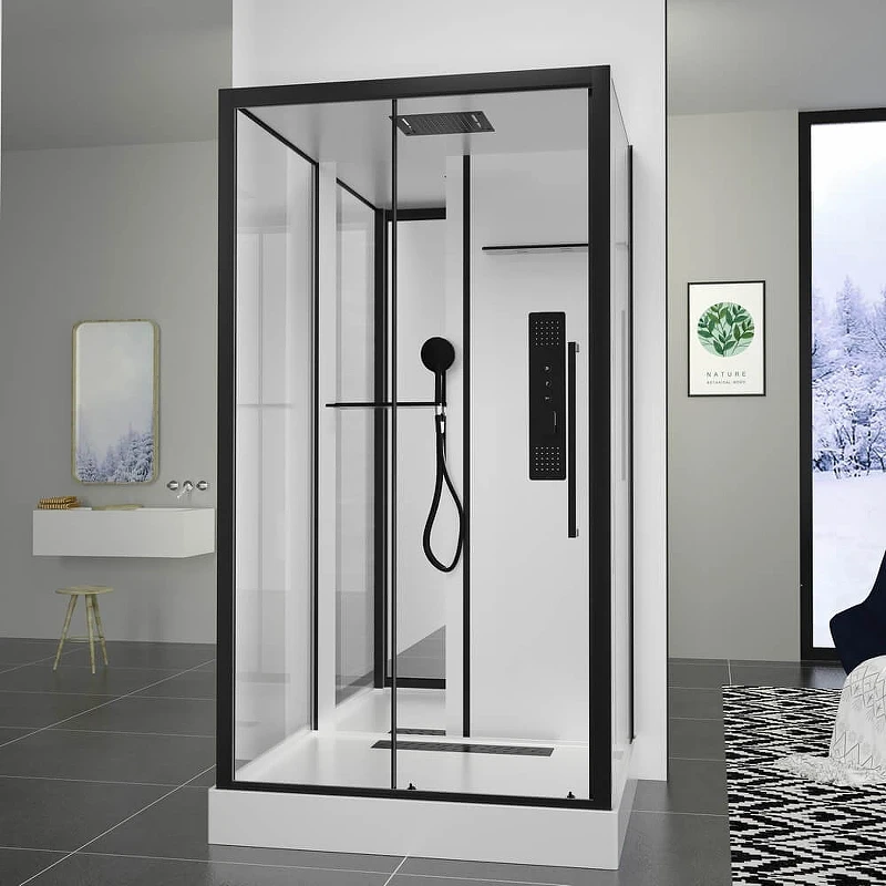 Душевая кабина Black&White Galaxy 8028000 с гидромассажем