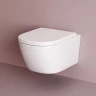 Унитаз подвесной AM.PM Libre Aquaspin C601900SC цвет Белый с сиденьем Микролифт