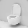 Унитаз подвесной AM.PM Libre Aquaspin C601900SC цвет Белый с сиденьем Микролифт