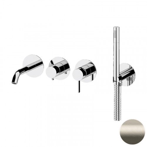 Смеситель для ванны Remer Metrica MC53D2PXV цвет Сталь