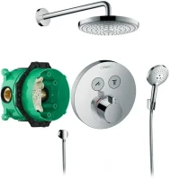 Душевая система Hansgrohe Raindance Select S 27297000 с термостатом Хром латунь встраиваемый
