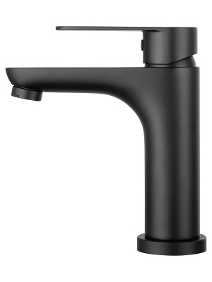 Смеситель для раковины Wonzon &amp; Woghand Alfa WW-A40202-MB цвет Черный матовый