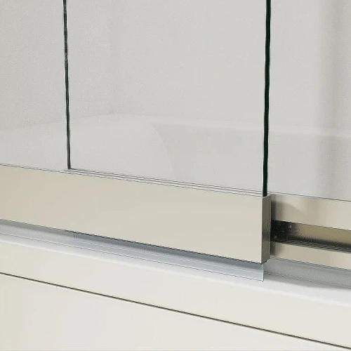 Шторка на ванну Vincea VSB 100х145 VSB-1E100CL профиль Хром стекло прозрачное