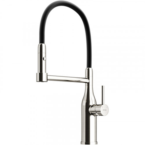 Смеситель для кухни Sancos Pride SC4011BNG Нержавеющая сталь Черный латунь