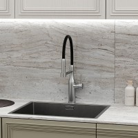Смеситель для кухни Sancos Pride SC4011BNG Нержавеющая сталь Черный латунь