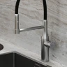 Смеситель для кухни Sancos Pride SC4011BNG Нержавеющая сталь Черный латунь