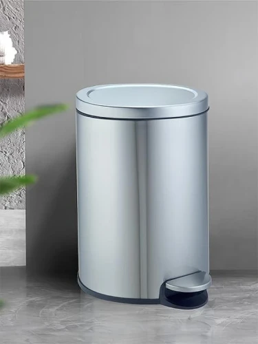 Ведро для мусора WeltWasser Lora MT 20L 10000013393 Сталь матовая