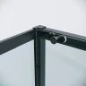 Душевой уголок Grossman Style 120x100 120.K33.05.1210.21.00 профиль Черный матовый стекло прозрачное