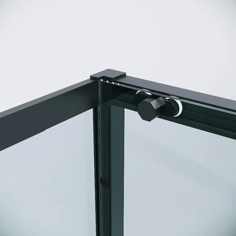 Душевой уголок Grossman Style 120x100 120.K33.05.1210.21.00 профиль Черный матовый стекло прозрачное