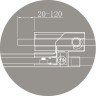 Душевой уголок Cezares Silder 100х100 SLIDER-R-2-90/100-C-Cr профиль Хром стекло прозрачное
