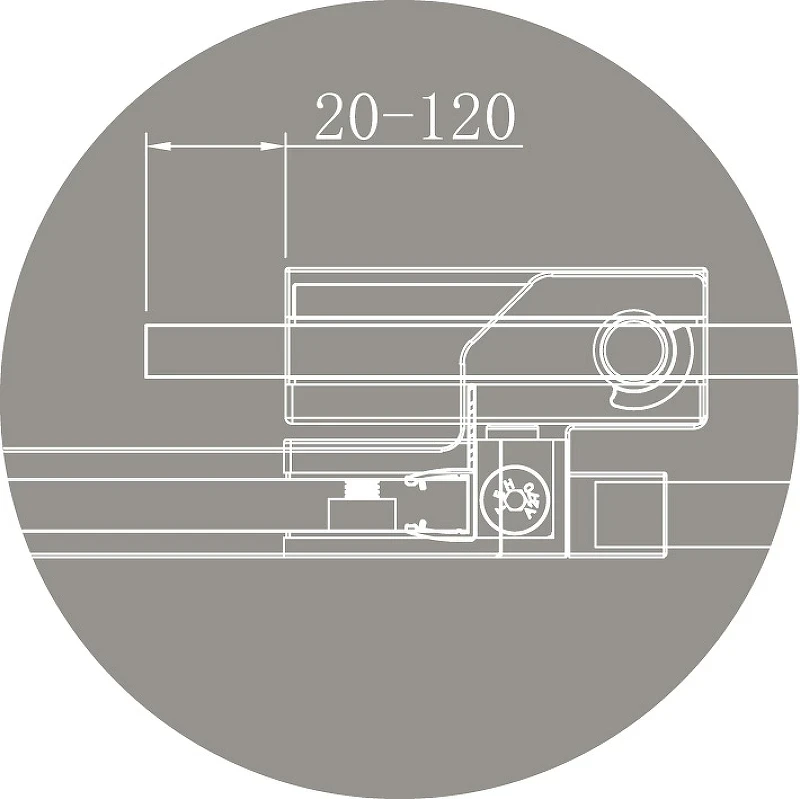 Душевой уголок Cezares Silder 100х100 SLIDER-R-2-90/100-C-Cr профиль Хром стекло прозрачное