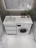 Тумба с раковиной Agger Клин 110 L CLE1100ANWH-SL цвет Белый глянцевый