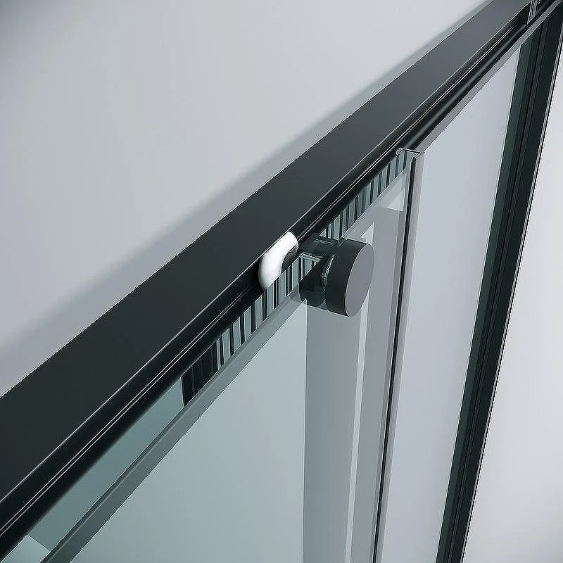 Душевой уголок Grossman Galaxy 110х100 300.K33.01.1110.21.00 профиль Черный матовый стекло прозрачное