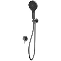 Смеситель для душа Whitecross Y gunmetal YSET02TOPGM Оружейная сталь латунь встраиваемый