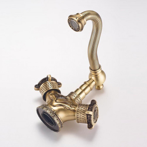 Смеситель для раковины ZorG Antic A3009U-BR